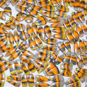 Good Quality Multi Shape Natural <b>Bumble</b> <b>Bee</b> Jasper Pair Loose Gemstones Designer With Beautiful Stylish Finish <b>Jewelry</b> Making - Product Image 4