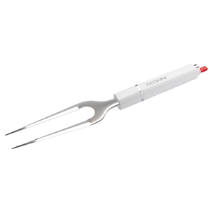 Tenedor de Acero Inoxidable (33.5cm) LILLO STILE Cromado Pulido y Blanco 0755 - Product Image 2