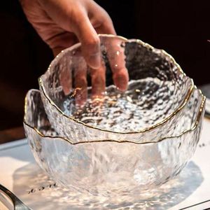 Bols de service en verre/bol en verre avec couvercle/bol à pâtes bol à salade ensemble de bol en mélamine ensembles de vaisselle bol à salade - Product Image 1