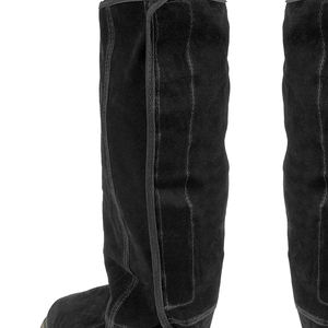 Resistente al calor Fabricación personalizada Trabajo de cuero Spats Piel de vaca Split Cuero Trabajo Soldadura Rodilla Spat - Product Image 5