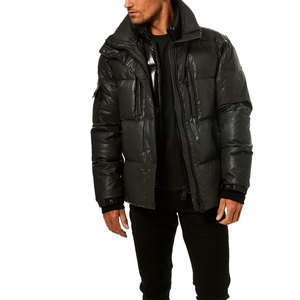 Blouson d'hiver 2025 pour homme, style streetwear, imprimé personnalisé, col montant, design tendance, dernière mode - Product Image 4