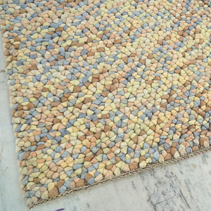 Tapis moderne personnalisé en laine tuftée à la main de haute qualité, luxe, gris ondulation, poils hauts, mur à mur, pour enfants, bureau, hôtel, fabriqué en Inde - Product Image 2