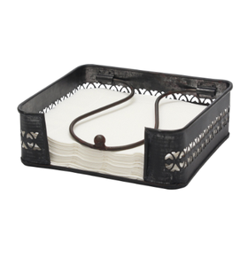 Servilletero Portátil de Metal Contemporáneo Hecho a Mano con Diseño Decorativo, Duradero, Multiusos, para Mesa de Comedor Tradicional - Product Image 4