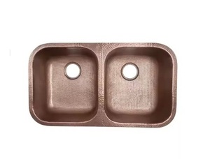 Top tendance cuivre fait à la main évier de cuisine nouveauté Design pour hôtel et maison cuisine laveuse au prix de gros - Product Image 2