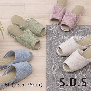 ขนาด M (ประมาณรองเท้าแตะสำหรับฤดูร้อนฤดูใบไม้ผลิใบไม้ผลิสีฟ้า/สีเบจ/สีเขียว/สีชมพูสำหรับฤดูร้อน23.5-25ซม. - Product Image 2