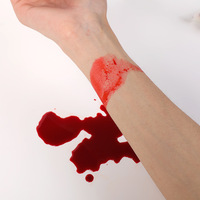 Ensemble de maquillage SFX à base d'eau pour fausse poche de sang Halloween 30ML pour peinture de visage pour scènes de fête d'hôpital d'infirmière de vampire