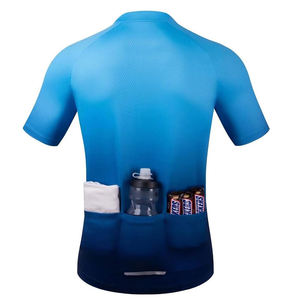 Jersey de Ciclismo para Hombre, Transpirable, de Secado Rápido, Corte Láser, Diseño Personalizado, Ajuste Delgado, 100% Poliéster, Precio de Mayoreo, Suministro Directo de Fábrica - Product Image 2