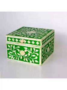 Handmade New Decorative Bone Inlay Jewelry <b>Box</b> Beautiful Rectangular <b>Storage</b> <b>Box</b> for Craft Use with Laser Printing - Product Image 2