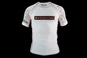 เสื้อรัดกล้ามเนื้อออกกำลังกาย Rash Guard ปี 2026 คุณภาพสูงสำหรับผู้ชาย ระบายอากาศได้ดี ซักง่าย ลายพิมพ์แบบ Heat-Transfer เป็นมิตรต่อสิ่งแวดล้อม - Product Image 3