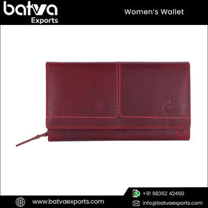 Cartera de Cuero Genuino de Alta Calidad para Mujer con Bloqueo RFID, Estilo Moderno Vintage, Cierre de Cremallera, Forro de Poliéster, Uso Diario - Product Image 6