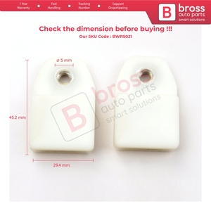 BWR5021 Door Window Glass <b>Holder</b> Connector Sash Clips For Lancer Outlander Civic Accord CR-V Jazz Fit 1988-2015 - Product Image 6