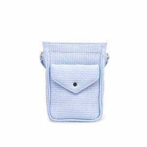 Sky Blue P97541 Casual <b>Large</b> Capacity Polyester <b>Makeup</b> Organizer <b>Bag</b> Eco-Friendly Zipper Closure Printed Pattern - Product Image 3