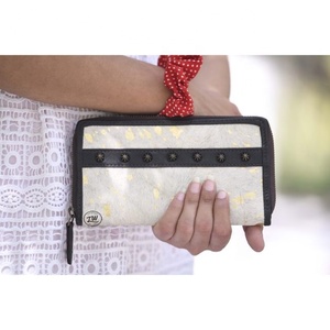 LW Women's Genuine Cowhide Leather Clutch Wallet Trending Fur <b>Wristlet</b> Purse Fashionable Money Clips - Product Image 5