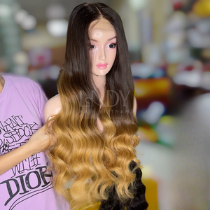 Precio de fábrica Peluca de cabello humano de color personalizado Venta al por mayor 100% Cabello vietnamita crudo - Product Image 3