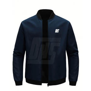 Veste moderne à fermeture éclair complète pour hommes, vêtements de ville d'extérieur chauds et légers pour l'automne et l'hiver, veste d'hiver pour hommes - Product Image 1