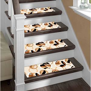 Alfombra Estampada con Diseño de Escalones, Marrón Beige, Estilo Navajo Moderno, Grande, de Lujo, Fácil de Limpiar, Clásica, Lavable a Máquina, Goblen - Product Image 3