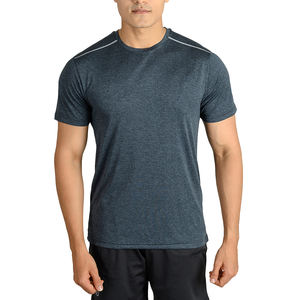 เสื้อยืดออกกำลังกายเล่นกีฬาสำหรับผู้ชายเสื้อยืดผ้าฝ้าย100% ระบายอากาศได้ดีมีขนาดจริง - Product Image 1