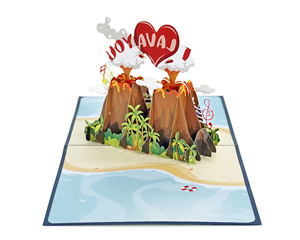 ใหม่การ์ดอวยพรป๊อปอัพ3D ลาวาคุณสำหรับวันวาเลนไทน์จากผู้จำหน่าย HMG ในเวียดนาม - Product Image 2