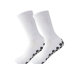 High Quality <b>Thick</b> Soft Anti-Slip Grip <b>Socks</b> Hot Selling Custom Logo Crew Sports <b>Socks</b> for Football Soccer Basketball - Product Image 1