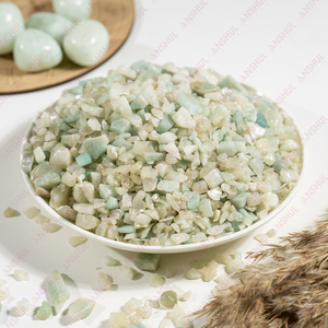 Amazonita de Primera Calidad, 1 Kg, Virutas de Piedras Preciosas de Forma Irregular, Cristales Naturales Curativos, Mini Virutas para Decoración, Arte y Meditación - Product Image 1