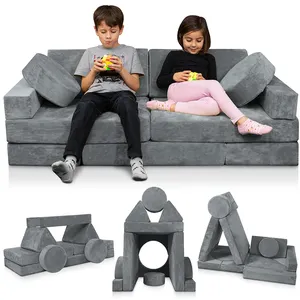 Sofa mainan anak-anak, Sofa bermain keluarga, furnitur, busa memori, Sofa anak-anak untuk anak-anak