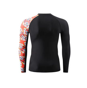 Venta al por mayor caliente transpirable gimnasio desgaste hombres Rash Guard diseño totalmente personalizado mejor precio MMA Rash Guard para la venta - Product Image 2