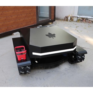 DIY Industrial Grade <b>Tracked</b> Cylinder 4-Stroke 22HP Gasoline-Powered Lawn <b>Mower</b> <b>Remote</b> <b>Control</b> 139cc Engine 200L Rear Grass Box - Product Image 2