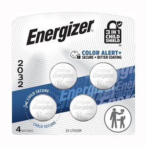 Batería de litio tipo moneda Energizer CR2032 de larga duración para relojes, calculadoras, controles remotos, llaveros y dispositivos médicos - Product Image 2