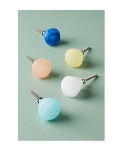 Perilla de puerta ecológica bellamente elaborada de madera natural con elementos de resina Producto de artesanía de bambú y madera - Product Image 6