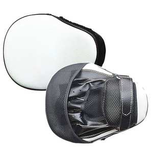 Almohadillas de enfoque de piel de vaca impresas con logotipo personalizado de alta calidad, almohadilla de guante de Kick Boxing profesional, guantes de boxeo de artes marciales Pu de alta calidad - Product Image 5