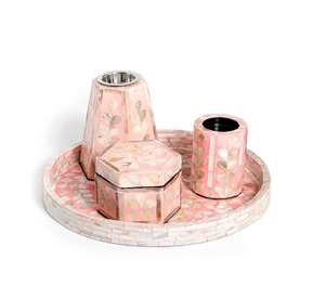 Wood Handicraft Bohemian Mubkhar <b>Box</b> with Serving Tray Set Bakhoor Burner Madkhan Christmas 2025 - Product Image 3