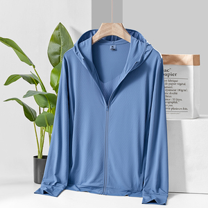 Haute qualité UPF 50 + sweats à capuche en soie glacée vêtements de plein air de protection contre le soleil pour adultes pour courir la pêche autres activités évitant les UV - Product Image 4