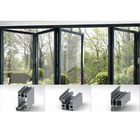 Perfiles de Aluminio Extruido Serie 6000 Personalizados a Precio Económico, Ranura en H 3030, Aleación 6061, Ventanas y Puertas Cuadradas Plegables, OEM CAMROOPINE