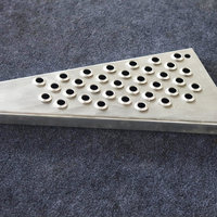 Grille de sécurité en aluminium haute résistance et acier inoxydable, plaque perforée antidérapante pour escaliers et passerelles intérieurs/extérieurs