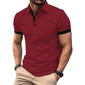 Camisas de Hombre 100% Algodón, Servicio OEM, Tejido Sólido Antiarrugas, Diseña Tu Propio Logotipo, Manga Corta, Alta Calidad, con Bolsillo - Product Image 3