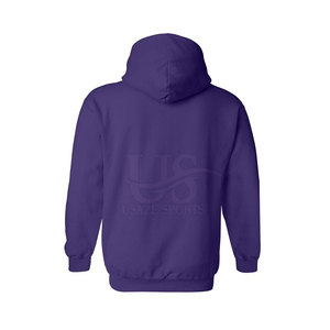 Meilleurs sweats à capuche pour hommes, personnalisables avec logo sur le devant, en polyester et coton, motif uni, teinture unie, respirants, 340g, à fermeture éclair, pull-over d'hiver - Product Image 3
