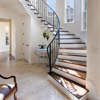 Escaliers en fer forgé classiques et décoratifs pour une vie de style traditionnel