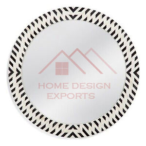 <b>Round</b> Shape Wall Hanging <b>Mirror</b> Hand Carved Bone Inlay hand Art Home Wall Decor <b>Mirrors</b> - Product Image 5