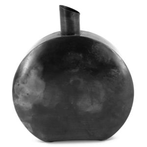 Vase à fleurs en métal fait à la main en fer Design côtier élégant pour la décoration de mariage Arrangements décoratifs fabriqués avec charme - Product Image 5