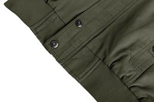 เสื้อแจ็คเก็ตบอมเบอร์ MA-1 สำหรับผู้ชาย พร้อมงานปัก ผ้าแคนวาสกันน้ำและกันลม สำหรับฤดูหนาว ขายส่ง - Product Image 5