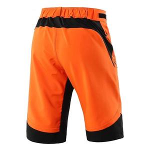 Shorts de travail de sécurité haute visibilité pour hommes, couleur unie, toile 100 % polyester, écologiques, respirants, anti-plis, séchage rapide - Product Image 4