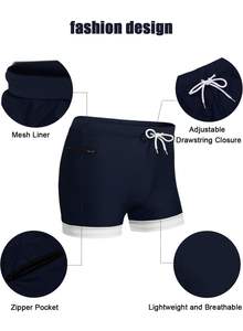 <b>Men's</b> New Casual Fitness <b>Shorts</b> Summer Sports Run Baseball Swim Wear Solid Pattern Polyester Newest Style - Product Image 3