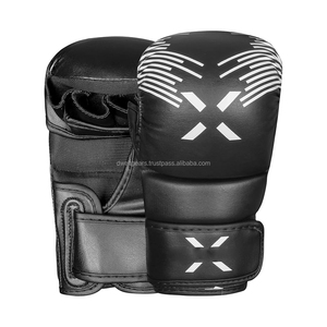 Professional MMA Gloves Made of PU Leather Half Finger Hook & Loop Closure Unisex for MMA Boxing Training Custom <b>Shooting</b> Gloves - Product Image 1