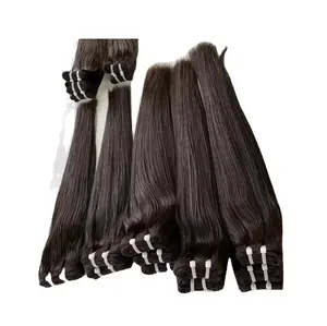 Wholesale Raw Hair Extensions Vendors Cuticle Aligned Indian Hair 100% Virgin Indian Human Hair for Export Sale