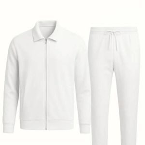 Ensemble de survêtement uni de haute qualité pour sublimation, nouvelle collection 2026, pour homme, avec sweat à capuche et pantalon de jogging - Product Image 6
