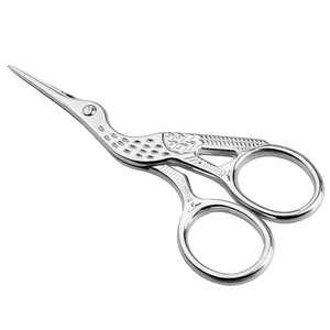 Microtijeras para cutículas de uñas rusas con cabeza curva recta profesional afilada de acero inoxidable eléctrica con logotipo personalizado - Product Image 2