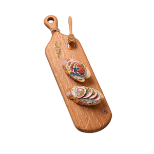 Tablas de pizza de bambú natural para decoración de cocina de restaurante tamaño personalizado y marca privada al por mayor - Product Image 3