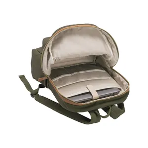 Zaino in Tela Riciclata Sostenibile con Porta Notebook, Gadget Promozionale Ecologico - Product Image 4
