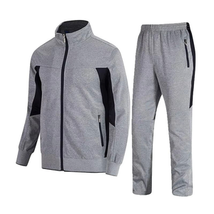 Ensemble de survêtements vente en gros impression personnalisée sport décontracté blanc hommes survêtement vente en gros OEM prix usine expédition rapide dans le monde entier - Product Image 3