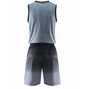 Uniforme de Baloncesto para Hombre, Conjunto Completo con Camiseta y Pantalones Cortos, Transpirable, Ligero, Duradero, Personalizable, para Jugadores Profesionales - Product Image 2